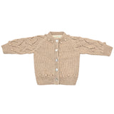 ETIENNE 'Baby Alpaca' Raglan Cardigan - Linen