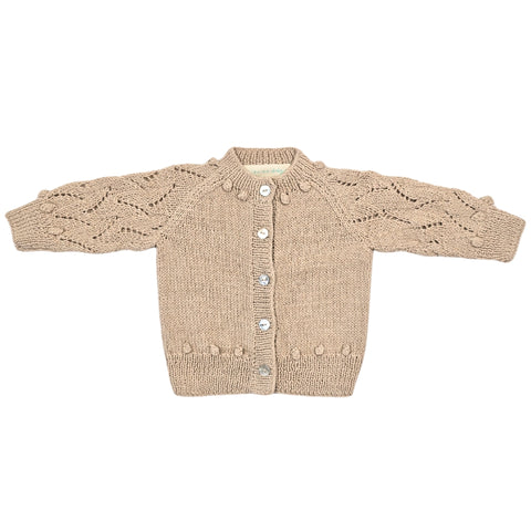 ETIENNE 'Baby Alpaca' Raglan Cardigan - Linen
