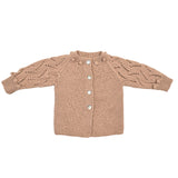 ETIENNE 'Baby Alpaca' Classic Cardigan - Dusty Blush