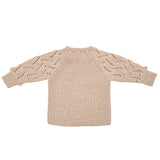 ETIENNE 'Baby Alpaca' Classic Cardigan - Linen