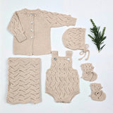 ETIENNE 'Baby Alpaca' Classic Cardigan - Linen