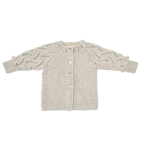 ÈTIENNE 'Baby Alpaca' Classic Cardigan - Cloud