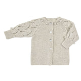 ÈTIENNE 'Baby Alpaca' Classic Cardigan - Cloud
