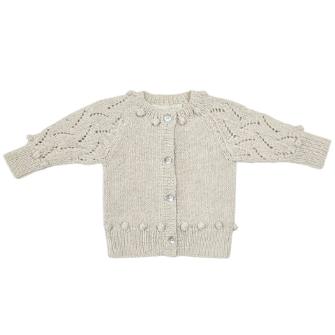 ÈTIENNE 'Baby Alpaca' Raglan Cardigan - Cloud