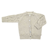 ÈTIENNE 'Baby Alpaca' Raglan Cardigan - Cloud