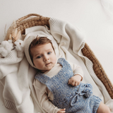 BASTIEN 'Baby Alpaca' Bonnet - Cloud