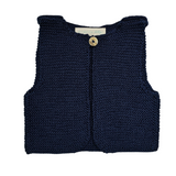 ATTICUS 'Pima Cotton' Vest - Indigo Blue