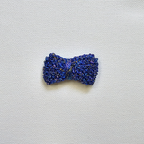 SERAPHINA 'Sparkly' Metallic Hair Clip - Mini / Various Blue Shades