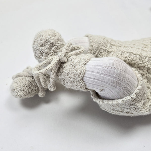 MARISOL 'Baby Alpaca' Booties - Cloud