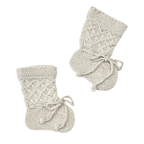OTTILE 'Baby Alpaca' Booties - Cloud