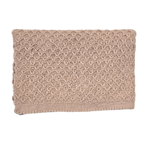 OTTILE 'Baby Alpaca' Blanket - Dusty Blush