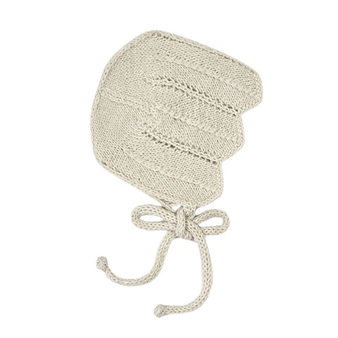 HEIRLOOM LACE 'Baby Alpaca' Bonnet - Cloud