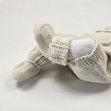HEIRLOOM LACE 'Baby Alpaca' Booties - Cloud