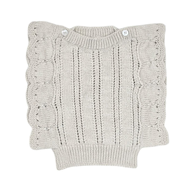 CAMILLE 'Baby Alpaca' Vest - Cloud