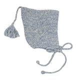 MAXIMUS 'Baby Alpaca' Bonnet - Powder Blue & Cloud