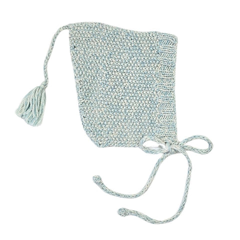 MAXIMUS 'Baby Alpaca' Bonnet - Mint & Cloud