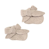 CLARA 'Baby Alpaca' Booties - Linen