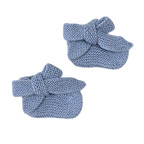 CLARA 'Baby Alpaca' Booties - Powder Blue