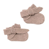 CLARA 'Baby Alpaca' Booties - Dusty Blush