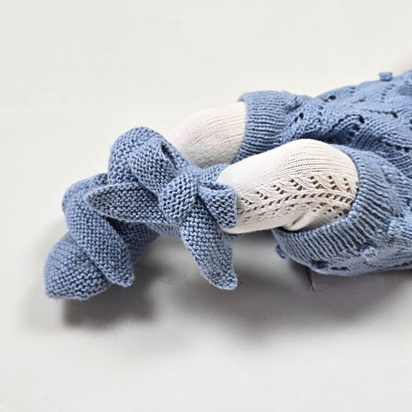 CLARA 'Baby Alpaca' Booties - Powder Blue