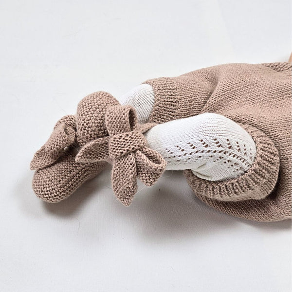 CLARA 'Baby Alpaca' Booties - Dusty Blush