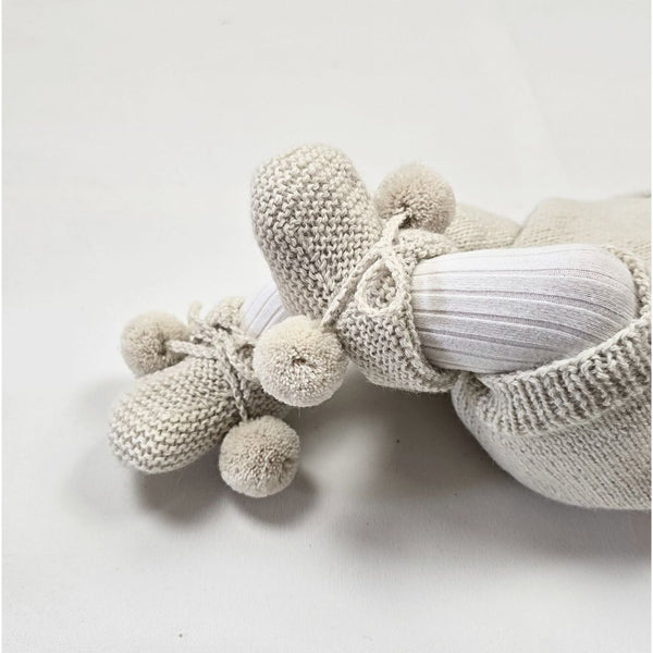 KIP 'Baby Alpaca' Booties - Cloud