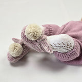 ARLO Pom 'Baby Alpaca' Booties - Pirouette & Cloud