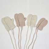 PIPPI 'Baby Alpaca' Mitts - Linen