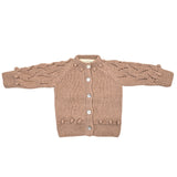 ETIENNE 'Baby Alpaca' Raglan Cardigan - Dusty Blush