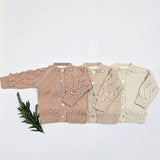 ETIENNE 'Baby Alpaca' Raglan Cardigan - Linen