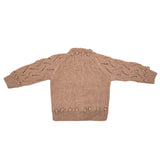 ETIENNE 'Baby Alpaca' Raglan Cardigan - Dusty Blush