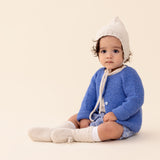 PEARL Baby 'Alpaca' Booties - Solid Cloud