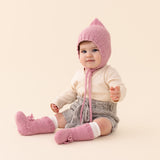 PEARL Baby 'Alpaca' Booties - Solid Blush Pink