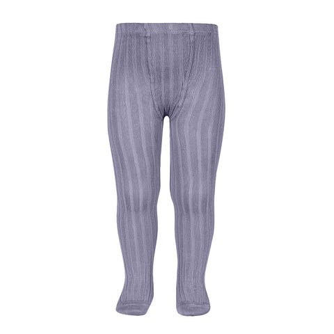 CONDOR TIGHTS - Ribbed in LILAC (126)(LAST SIZE 000)