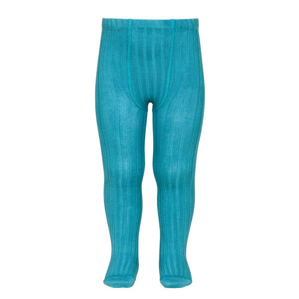 CONDOR TIGHTS - Ribbed in TURQUOISE (474)