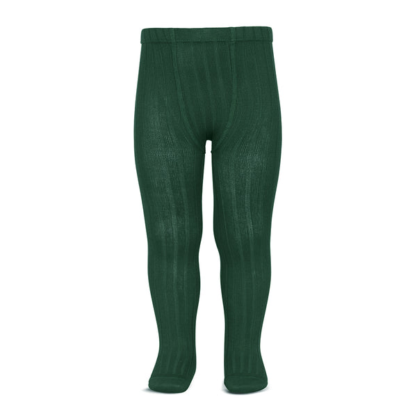 CONDOR TIGHTS - Ribbed in BOTTLE GREEN (780)