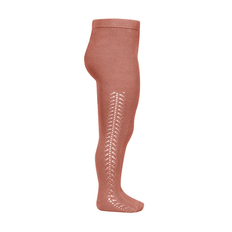 CONDOR TIGHTS - Side Lace in TERRACOTTA (126)