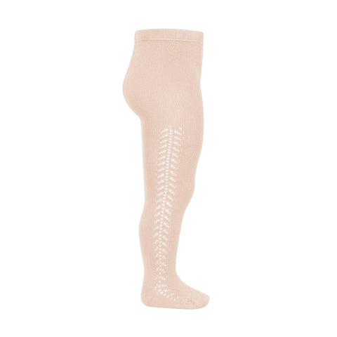 CONDOR TIGHTS - Side Lace in POWDER PINK (674)