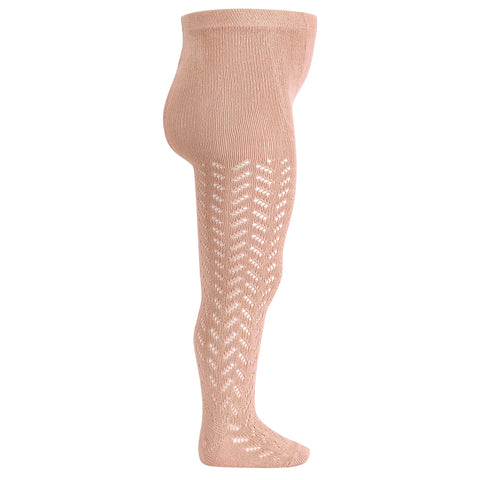 CONDOR TIGHTS - Full Lace in DUSTY BLUSH (544)