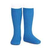 CONDOR SOCKS - Ribbed Knee-High in ELECTRIC BLUE (447)