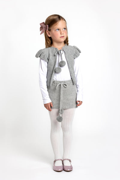 PENÉLOPE 'Alpaca' Skirt - Silver