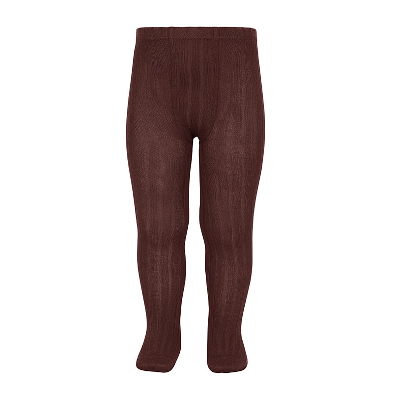 Condor Ribbed Tights CONDOR TIGHTS - Ribbed in CURRANT (385) – Millésime Baby