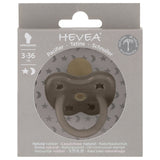 HEVEA Classic Pacifier - Shiitake Grey 0-3M (LAST SIZE)
