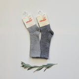 CONDOR SOCKS - Side Lace Knee-High in CHARCOAL MARLE (230)