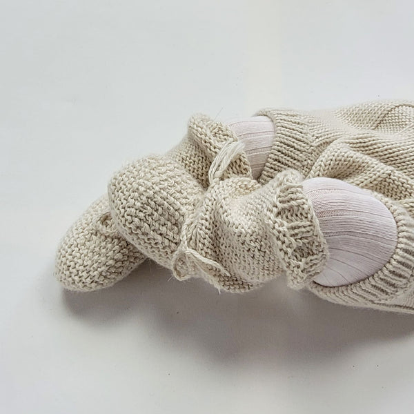 PEARL Baby 'Alpaca' Booties - Solid Cloud