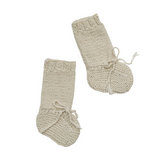 PEARL Baby 'Alpaca' Booties - Solid Cloud