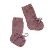 PEARL Baby 'Alpaca' Booties - Solid Periwinkle