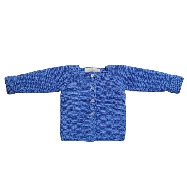 CLEMENTINE 'Alpaca' Cardigan - Azure (BIG SIZES)