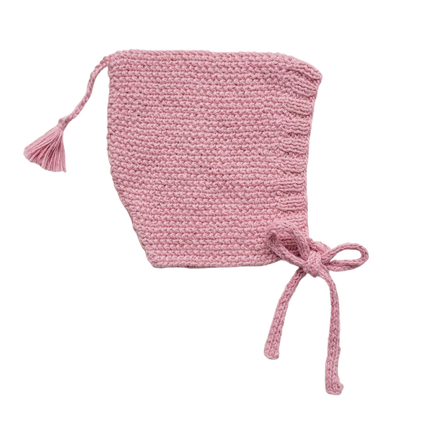 MAXIMUS 'Alpaca' Pixie Hat - Solid Blush Pink 4/6y (BIG SIZES)(LAST SIZE)